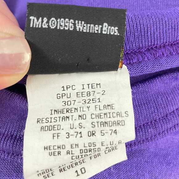 RARE Vintage 90s Space Jam Bugs Lola Bunny In Love Shirt Looney Tunes - Picture 6 of 6